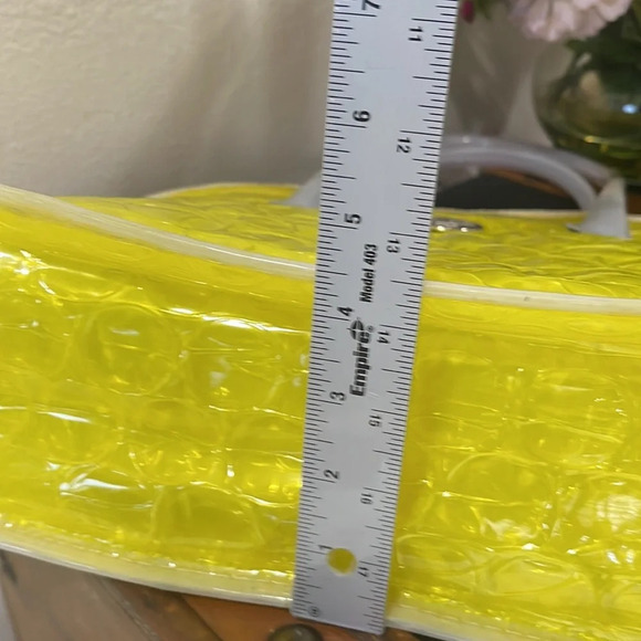 Big Bubble Bag BBB Made in Italy Yellow Bubble Wrap Handbag Y2K Eco friendly - Picture 11 of 17